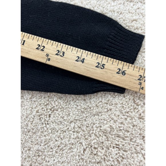 Womens Anatara Sweater L Cable Knit Black Charcoal Gray Chunky NWT - Picture 16 of 16